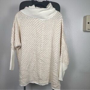 moon & madison Cream Cowl Neck Sweater‎